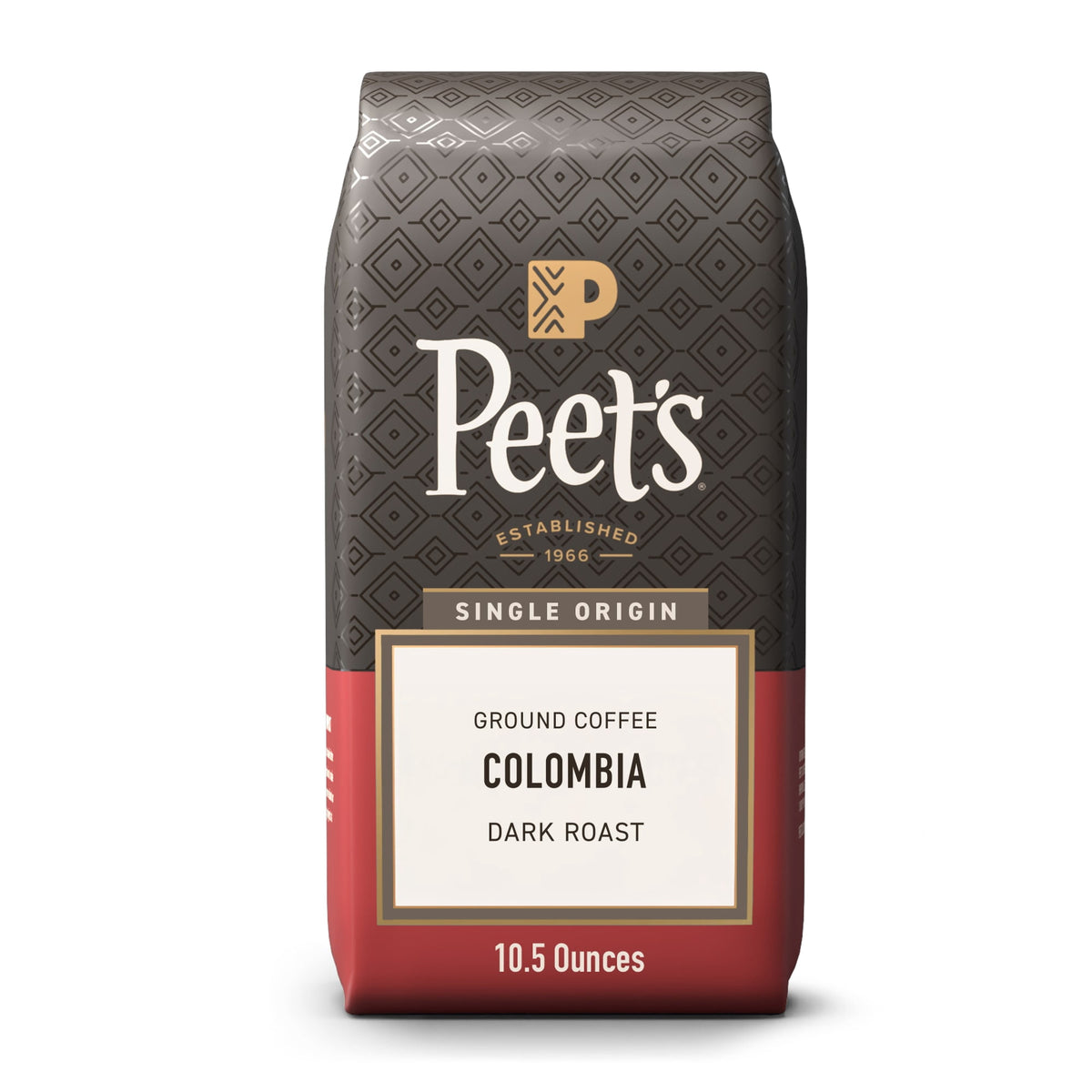 미국직구 피츠 Coffee Single Origin Colombia Premium Dark Roast Ground Coffee, Arabica, 10.5 oz
