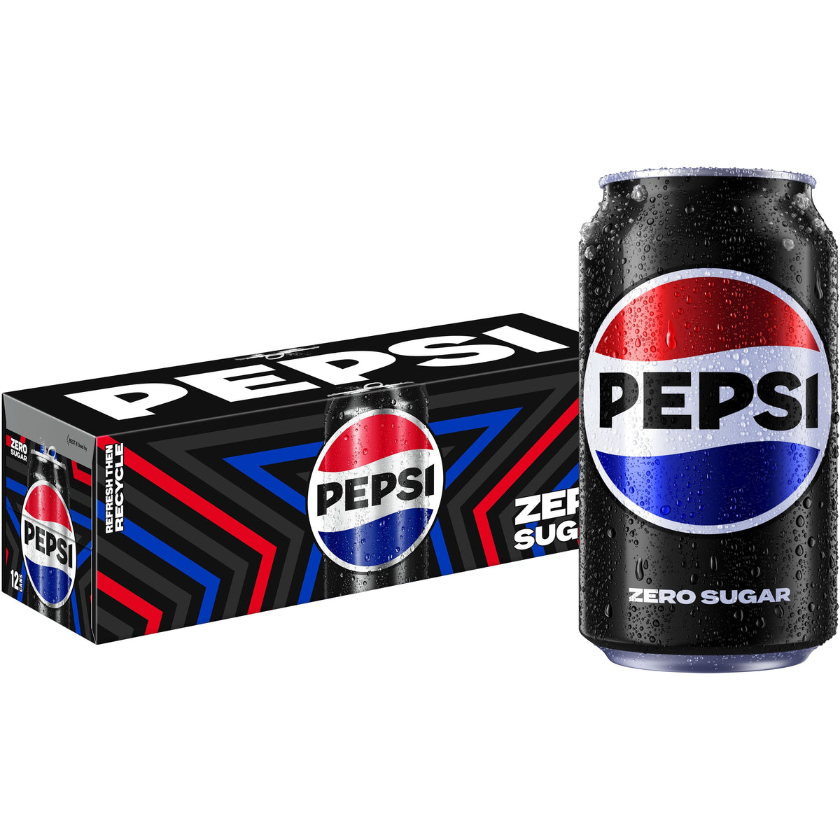 미국직구 펩시 Cola Zero Sugar Soda Pop, 12 fl oz, 12 Pack Cans