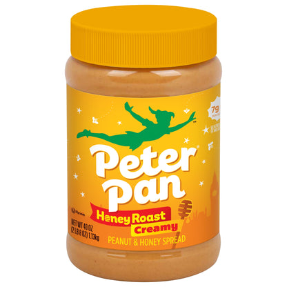 미국직구 피터팬 Creamy Honey Roasted Peanut Butter, Smooth, Gluten-Free, 40 oz Jar