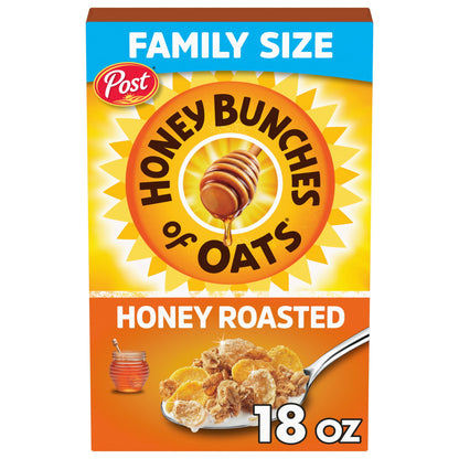 미국직구 허니번치스 of Oats Honey Roasted Breakfast Cereal, 18 oz Box