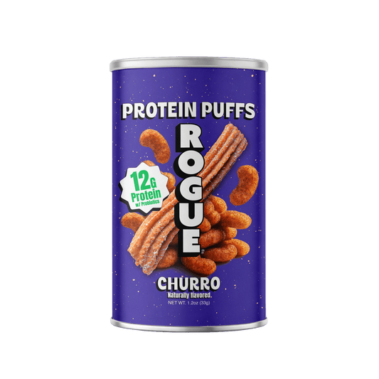 미국직구 Rogue Snacks 유산균 34g 2팩 / Rogue Snacks, Churro Puffs, 12g Protein, Probiotics, 34g Ca 1