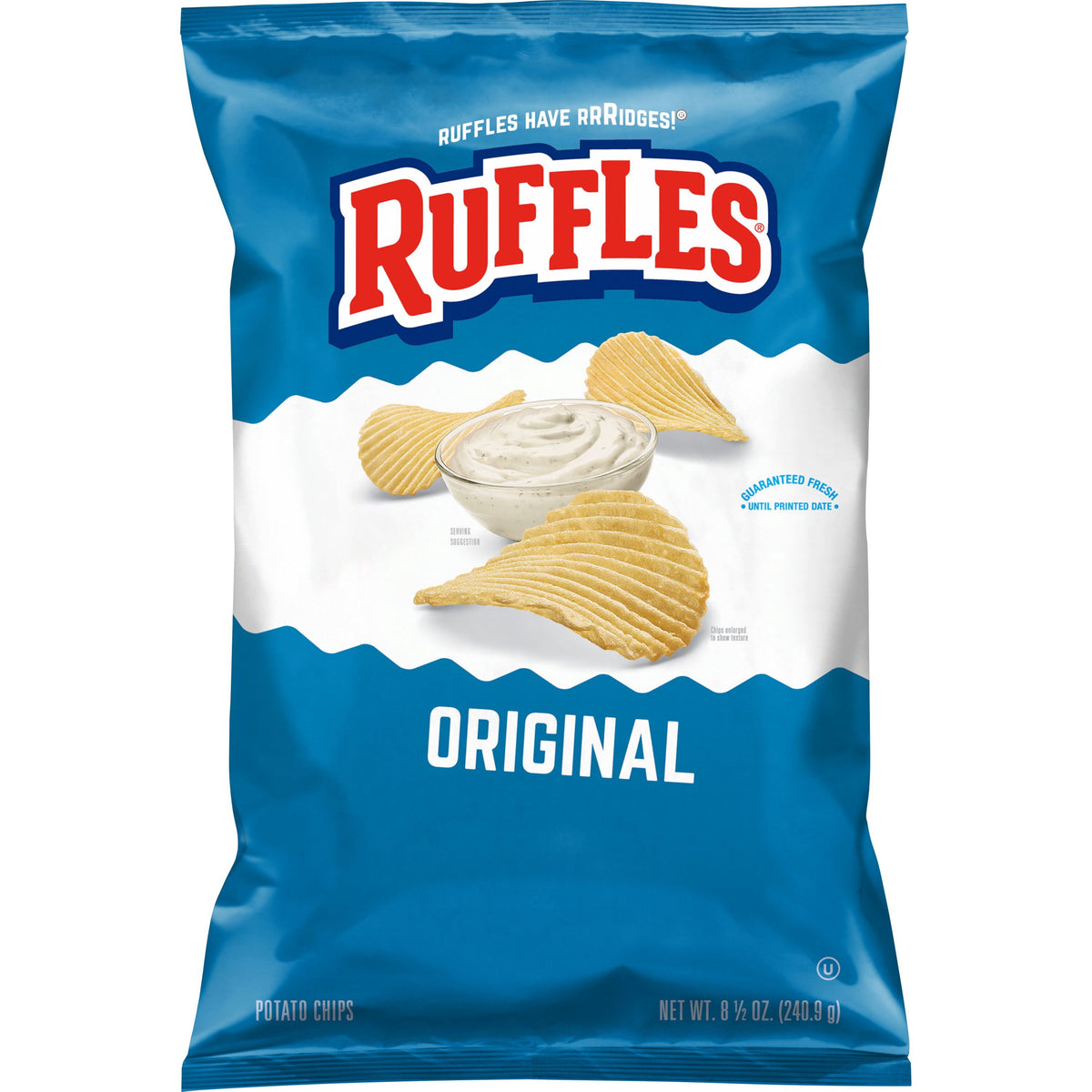 미국직구 러플스 Potato Chips Original Snack Chips, 8.5 Ounce Bag