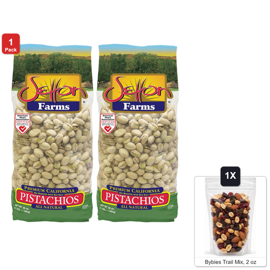 미국직구 Setton Farms Pistachios 57g / Setton Farms Pistachios, Dry Roasted with Sea Salt, 2 Bags x 3 lb 1