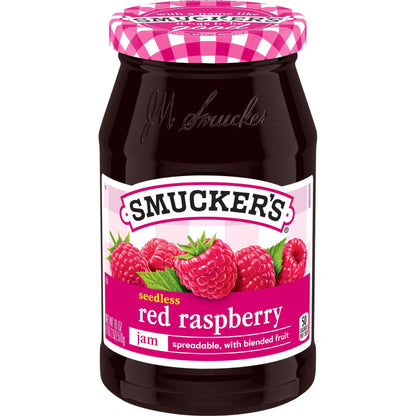 미국직구 Smucker’s Seedless Red Raspberry Jam, 18 oz Jar