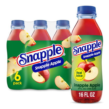 미국직구 스내플 Apple Juice Drink, 16 fl oz, 6 Count Bottles