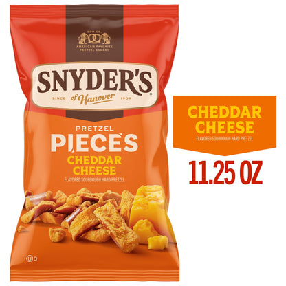 미국직구 스나이더스 of Hanover Cheddar Cheese Flavored Pretzel Pieces, 11.25 oz Bag