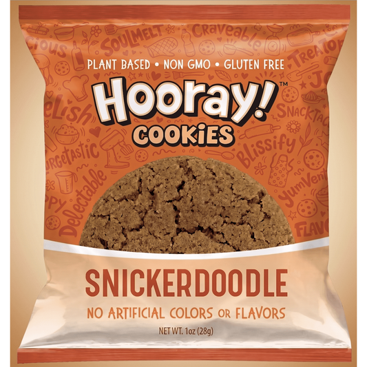 미국직구 Sun Flour Baking 과자 28g 24팩 / Sun Flour Baking Company Snickerdoodle Cookie, HOORAY! Vegan, Glu 1