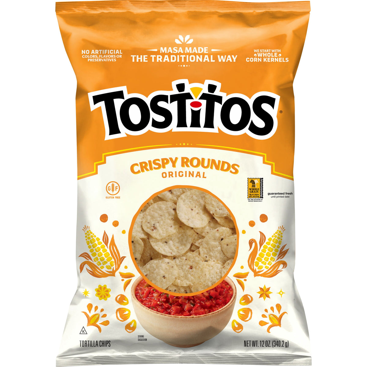미국직구 토스티토스 Tortilla Chips Crispy Rounds, 12 oz