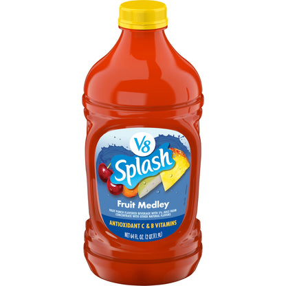 미국직구 V8 Splash Fruit Medley Flavored Beverage, 64 fl oz Bottle