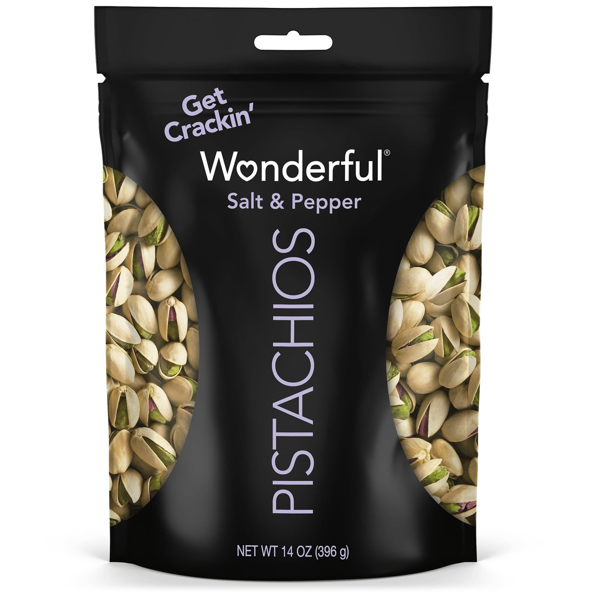 미국직구 원더풀 Pistachios In-Shell Salt & Pepper Nuts, 14 Ounce Bag