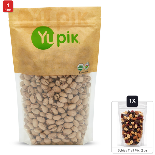 미국직구 Yupik Dry Roasted 57g / Yupik Dry Roasted Salted Pistachios, In-Shell, 1 Bag, 2.2 lb, with Byb 1