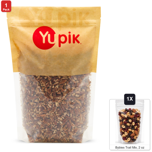 미국직구 Yupik Raw Pecans 견과 57g / Yupik Raw Pecans, Medium Pieces, 1 Bag, 2.2 lb, with Bybies Trail Mix 1