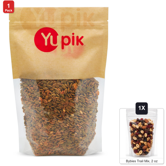 미국직구 Yupik Spicy Buffalo 57g / Yupik Spicy Buffalo Pumpkin Seeds, 1 Bag, 1 lb, with Bybies Trail Mix 1