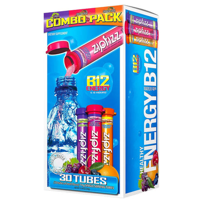 미국직구 집피즈 에너지드링크 믹스 버라이어티 30개입 / Zipfizz Energy Drink Mix Variety Pack, 30 Tubes