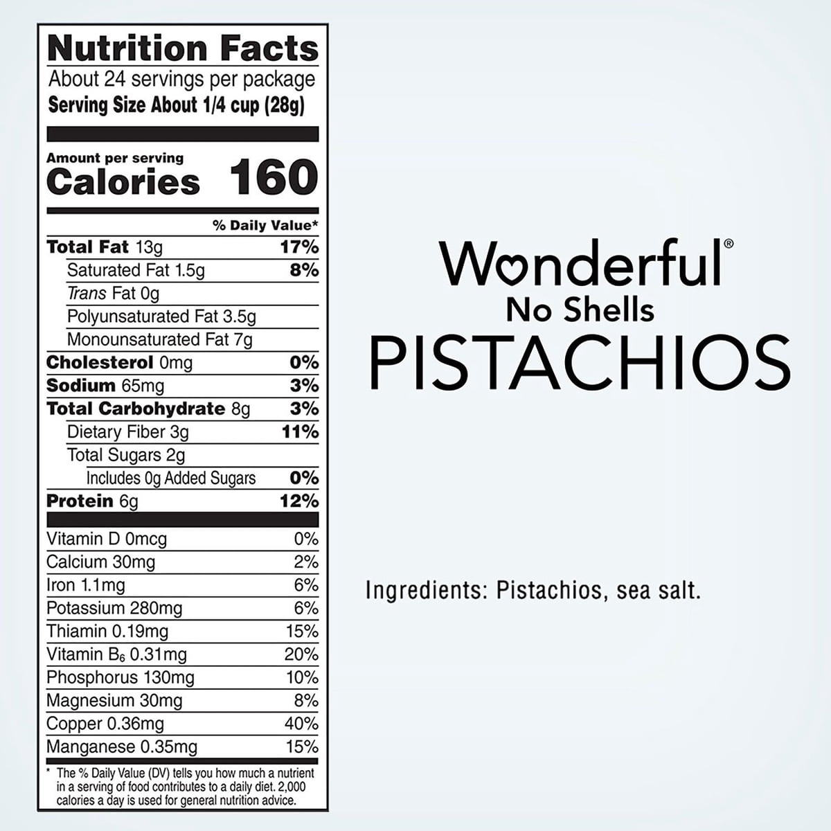 미국직구 Wonderful Lightly Salted 680g / Wonderful Lightly Salted Pistachios, No Shells, 680g 2