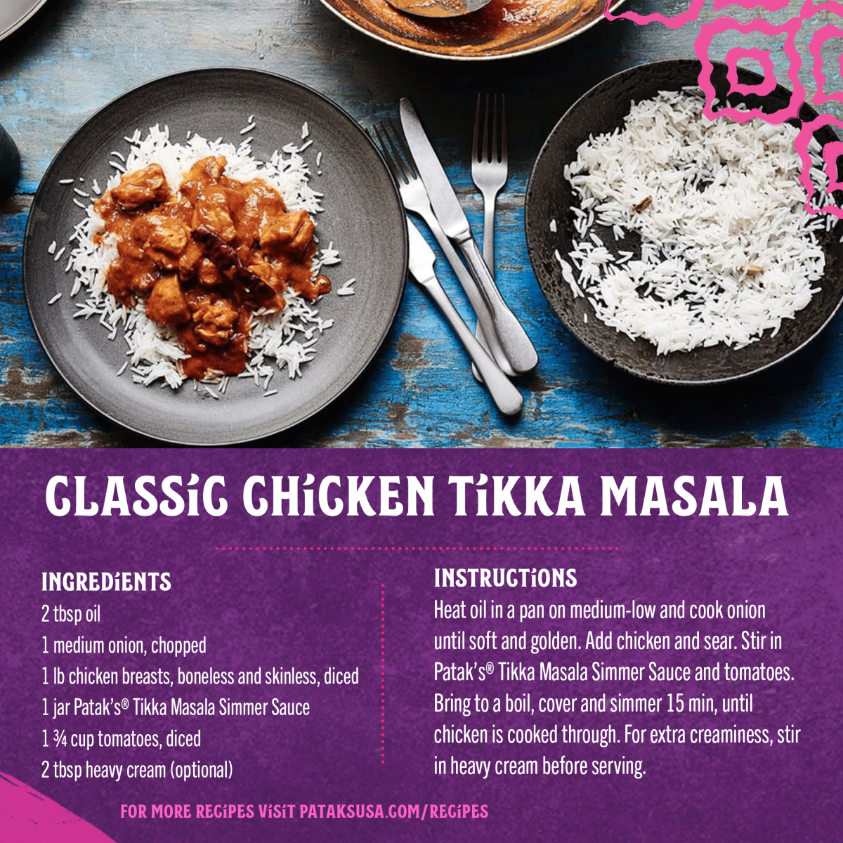 미국직구 Patak's Tikka Masala 425g 2팩 / Patak's Tikka Masala Simmer Sauce, 425g, 2 Pack Bundle 4