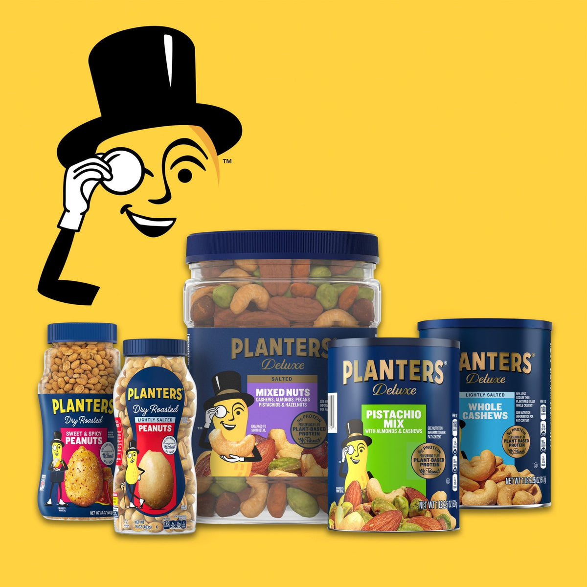 미국직구 플랜터스 Honey Roasted Mixed Nuts, Party Snacks, Plant Based Protein, 10 oz Steel Can