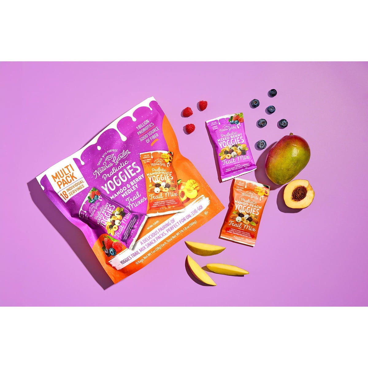 미국직구 Yoggies Trail Mix 28g / Yoggies Trail Mix Mango and Berry Mix 28g, 18 pk. 7