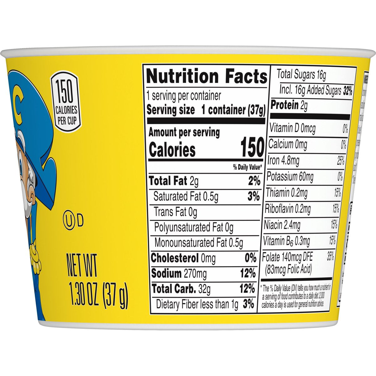 미국직구 Cap'n Crunch Berries 37g 2팩 / Cap'n Crunch Berries On the Go Cup 37g, 2 Pack Bundle 3