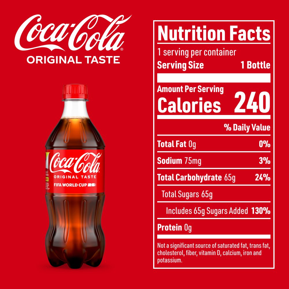 미국직구 Coca-Cola Zero Sugar 591ml / Coca-Cola Zero Sugar Soda Bottle 591ml - Pack of 1 4