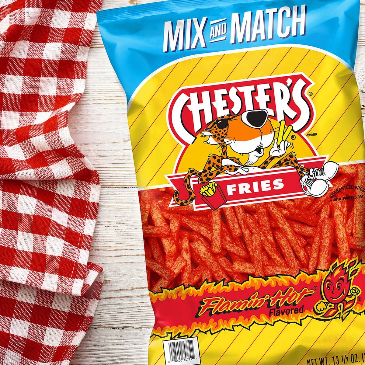 미국직구 Chester's Fries Flamin' 383g / Chester's Fries Flamin' Hot Corn & Potato Snacks, 383g 4