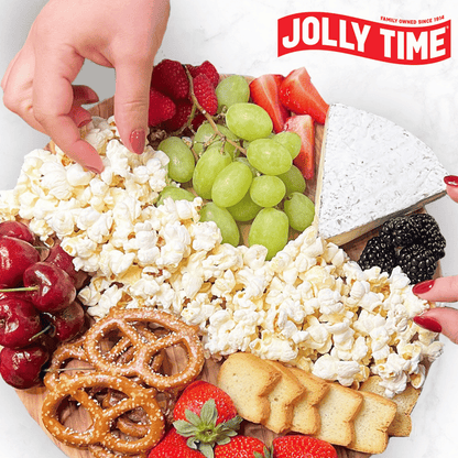 미국직구 졸리타임 White Popcorn Kernels, 32 oz Bag, Non-GMO Project Verified, 100% Whole Grain, High Fiber, Gluten Free, White Popcorn for Air Poppers, Stove