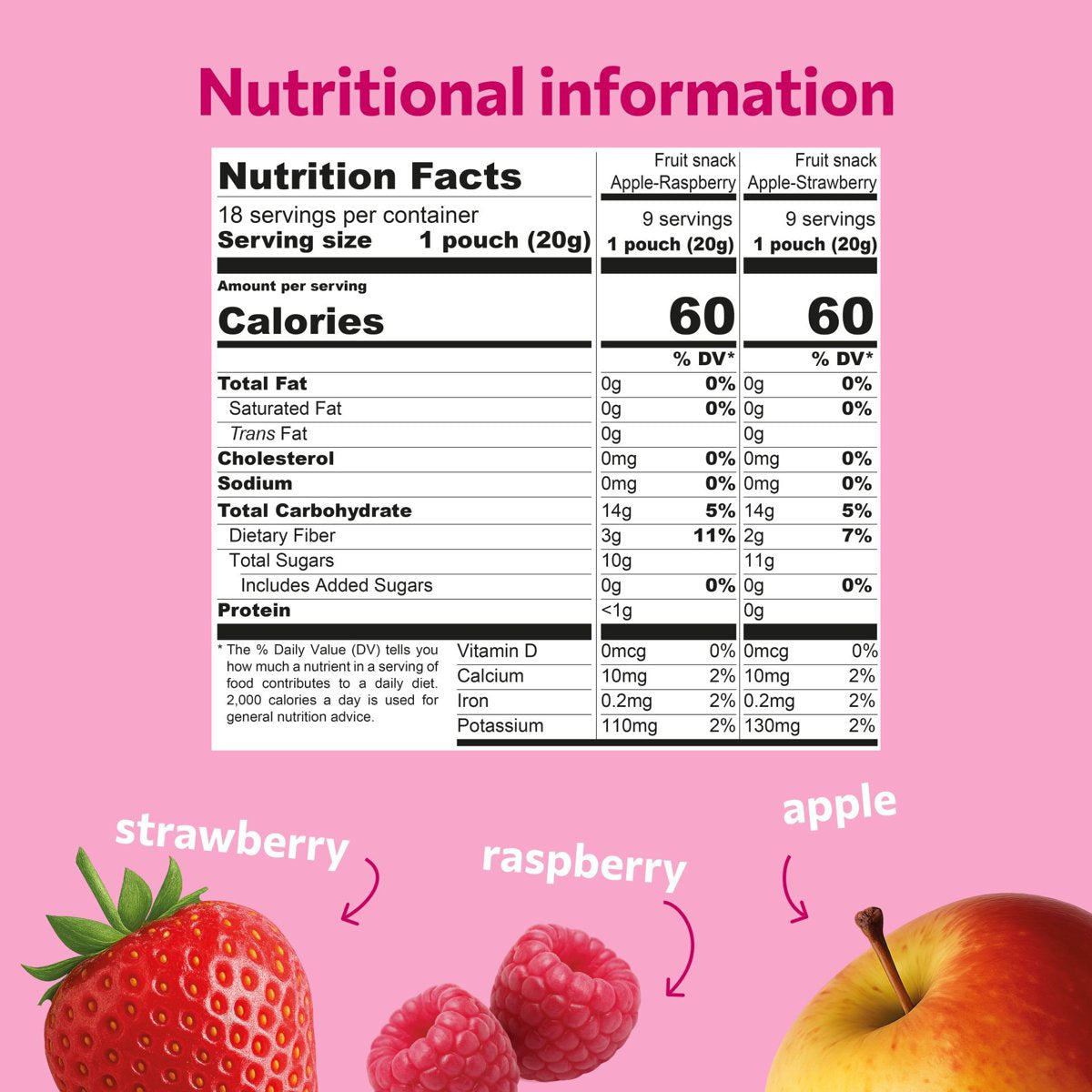 미국직구 Bob Snail Fruit 20g / Bob Snail Fruit Snacks Variety Pack, Apple-Strawberry & Apple-R 3