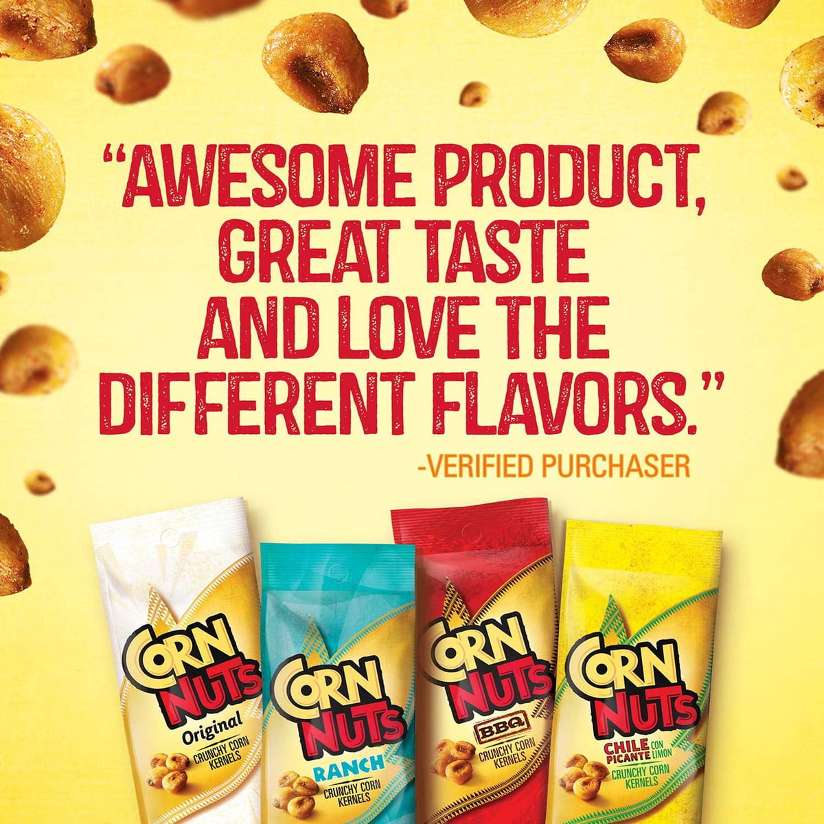미국직구 Corn 견과 48g / Corn Nuts Crunchy Corn Snacks, Variety Pack, 48g, 24 pk. 5