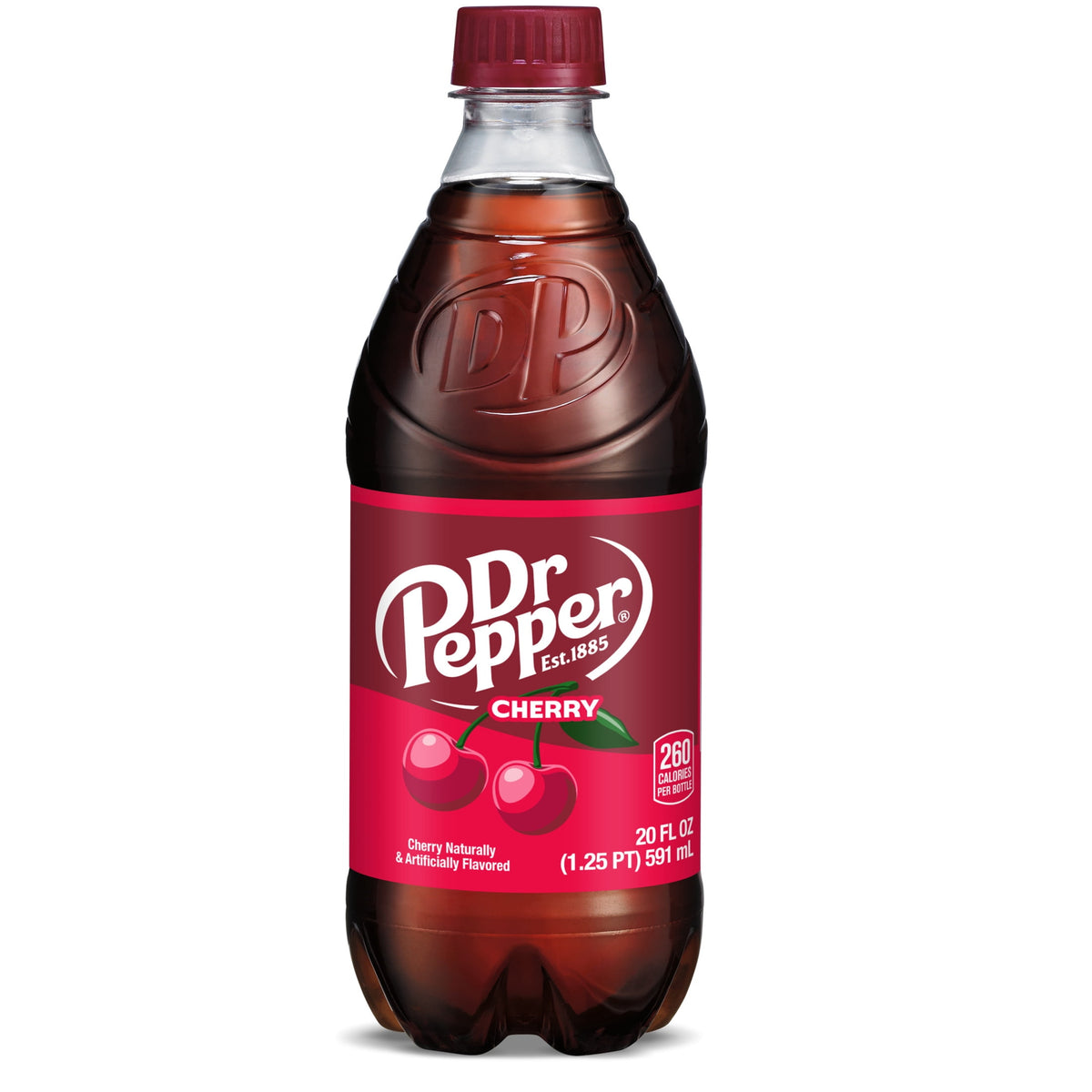 미국직구 닥터페퍼 Cherry Soda Pop, 20 fl oz, Bottle
