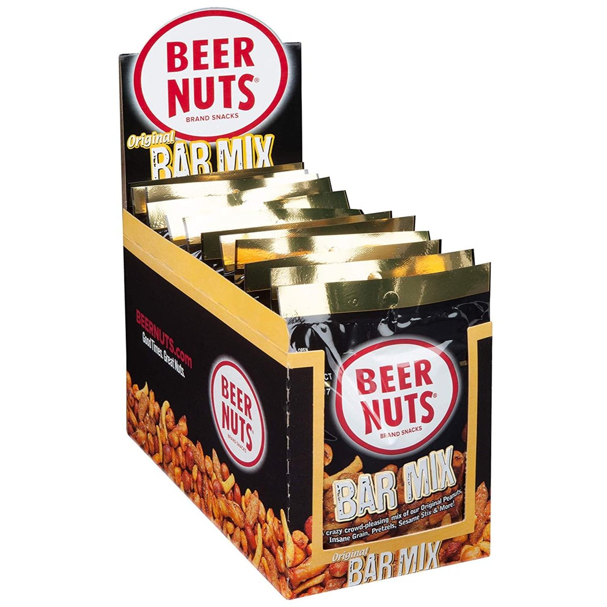 미국직구 2 Pack Beer 견과 54g 2팩 / 2 Pack | Beer Nuts Original Bar Mix with Pretzels, Cheese Sti 4