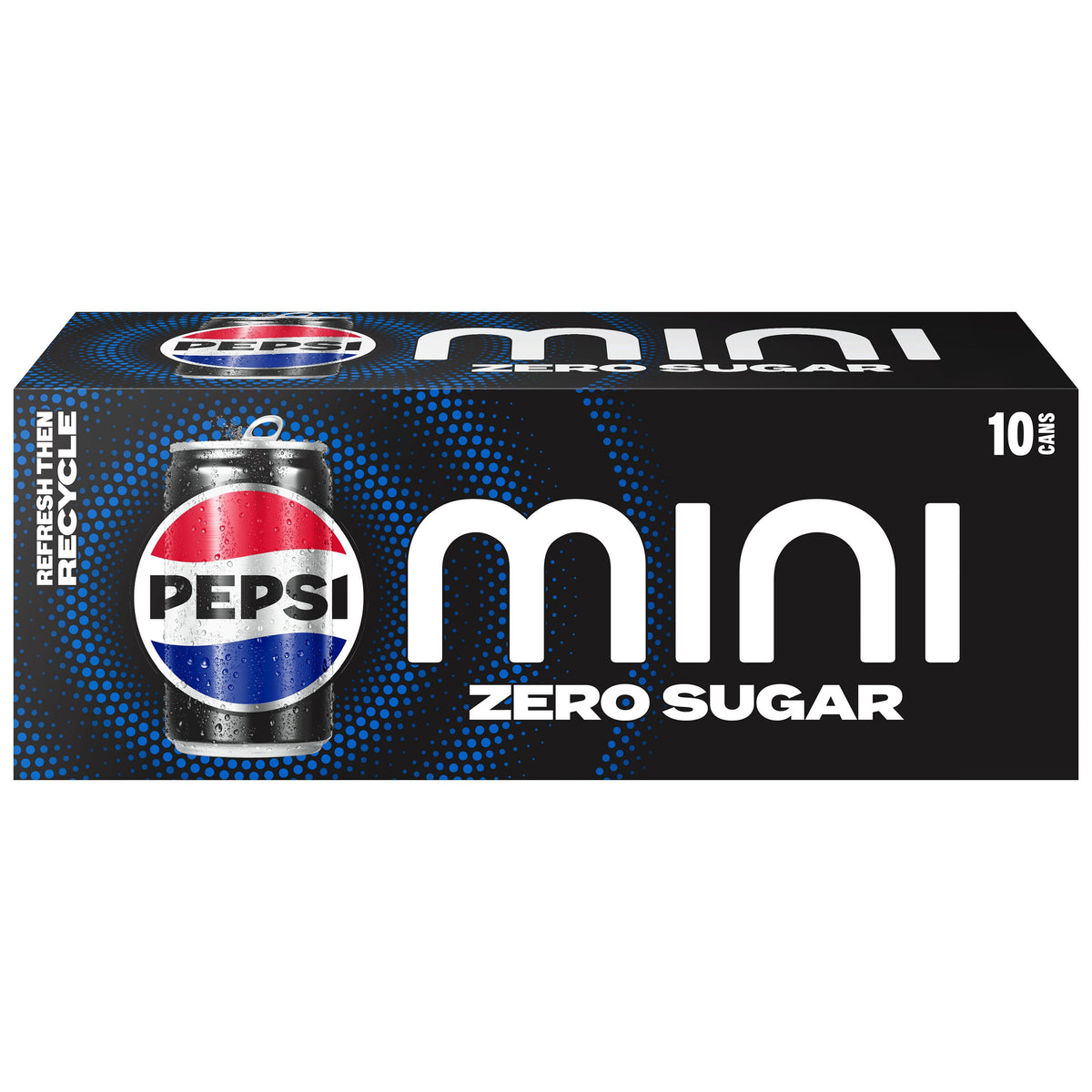 미국직구 펩시 Cola Zero Sugar Soda Pop, 7.5 fl oz, 10 Pack Mini Cans