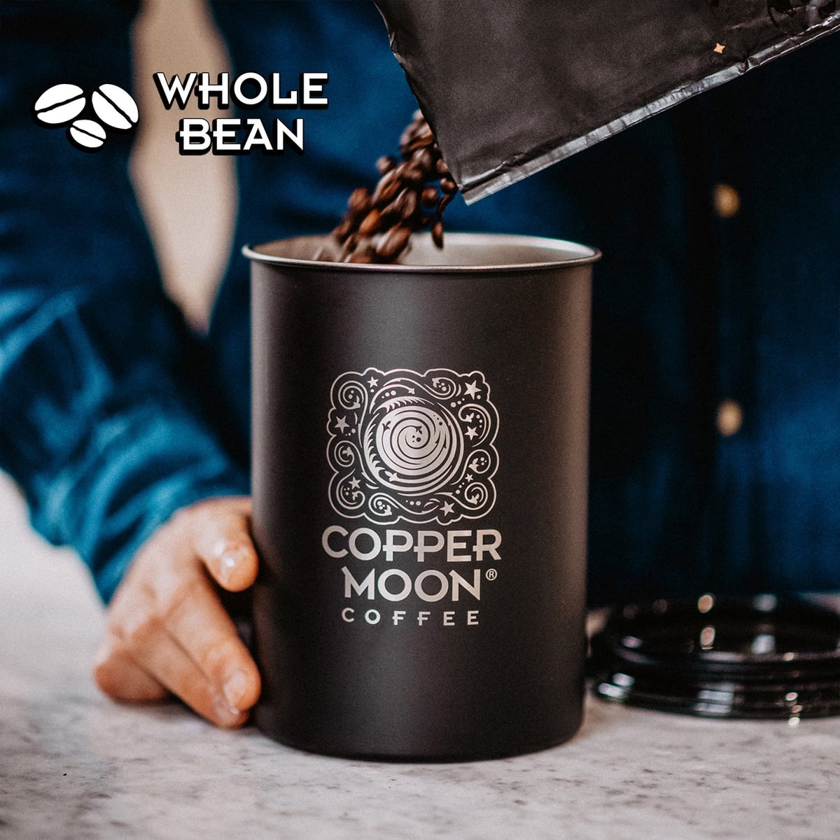 미국직구 Copper Moon 커피 907g / Copper Moon Coffee Light Roast Whole Bean Coffee, Ethiopian Ble 5