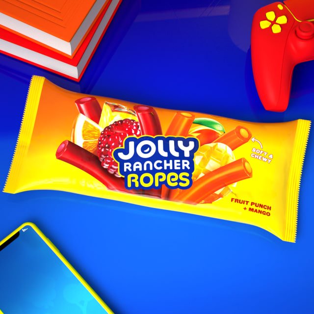 미국직구 JOLLY RANCHER Ropes 캔디 283g 2팩 / JOLLY RANCHER Ropes Fruit Punch and Mango Flavored C 5