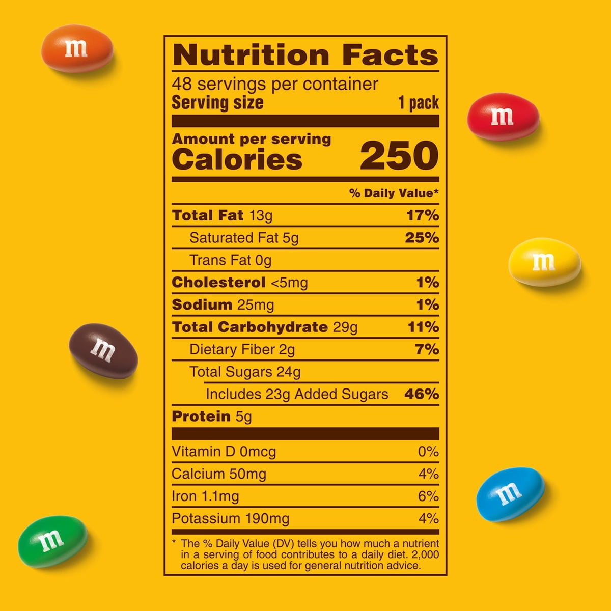 미국직구 M&M'S Peanut 초콜릿 49g / M&M'S Peanut Milk Chocolate Candy, Singles Size, 49g, 48 pk. 2