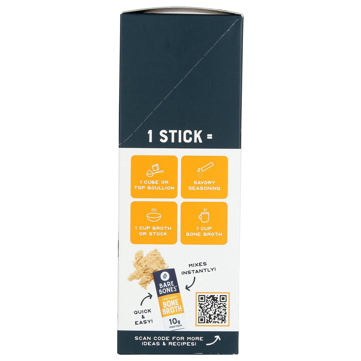 미국직구 Bare Bones Instant 120g 8팩 / Bare Bones Instant Chicken Bouillon Bone Broth Sticks, 1 6