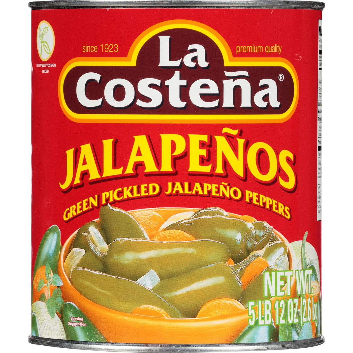 미국직구 La Coste a 2.6kg / La Costeña Jalapeño Peppers, 2.6kg 1