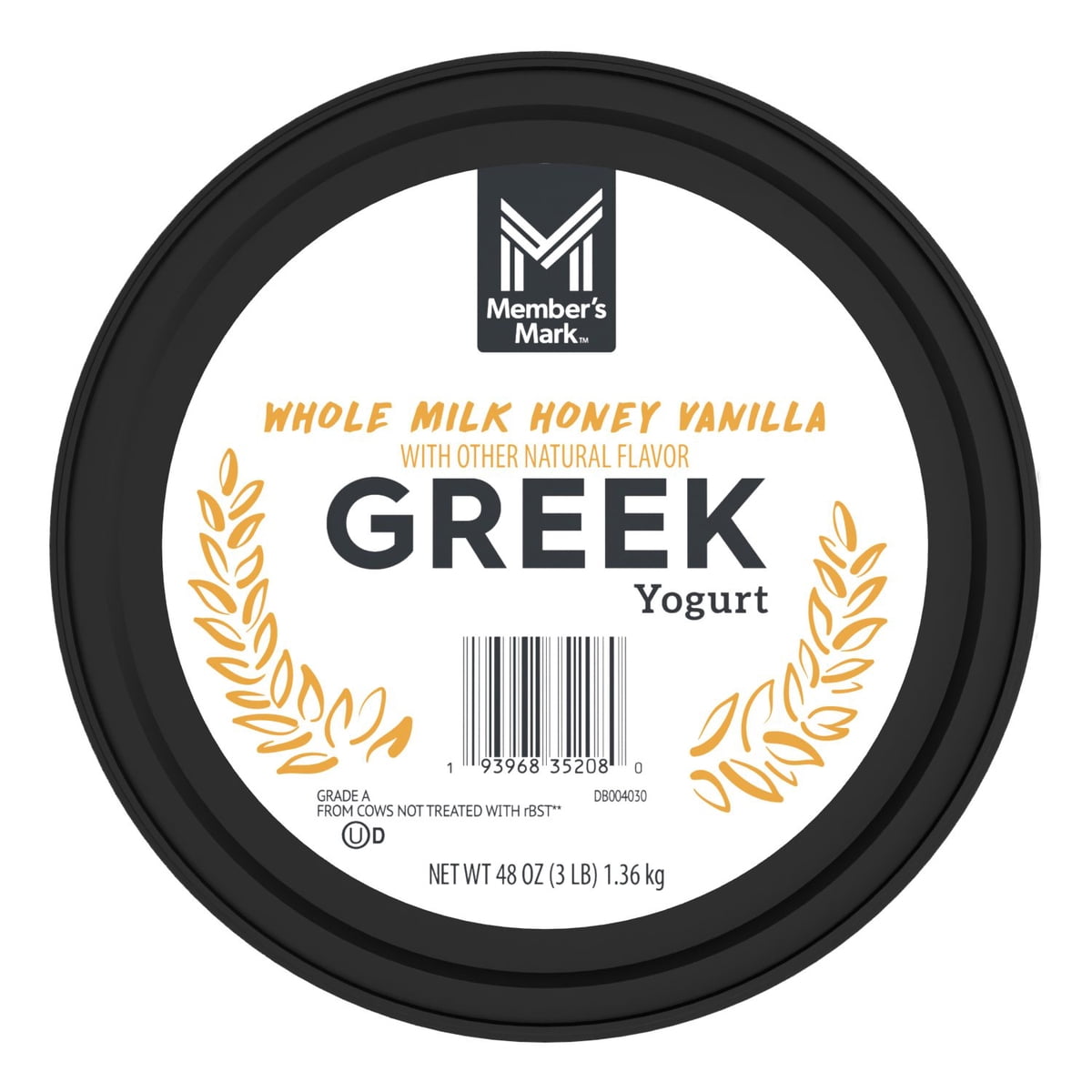 미국직구 멤버스마크 1.4L / Member's Mark Honey Vanilla Whole Milk Greek Yogurt, 1.4L 5