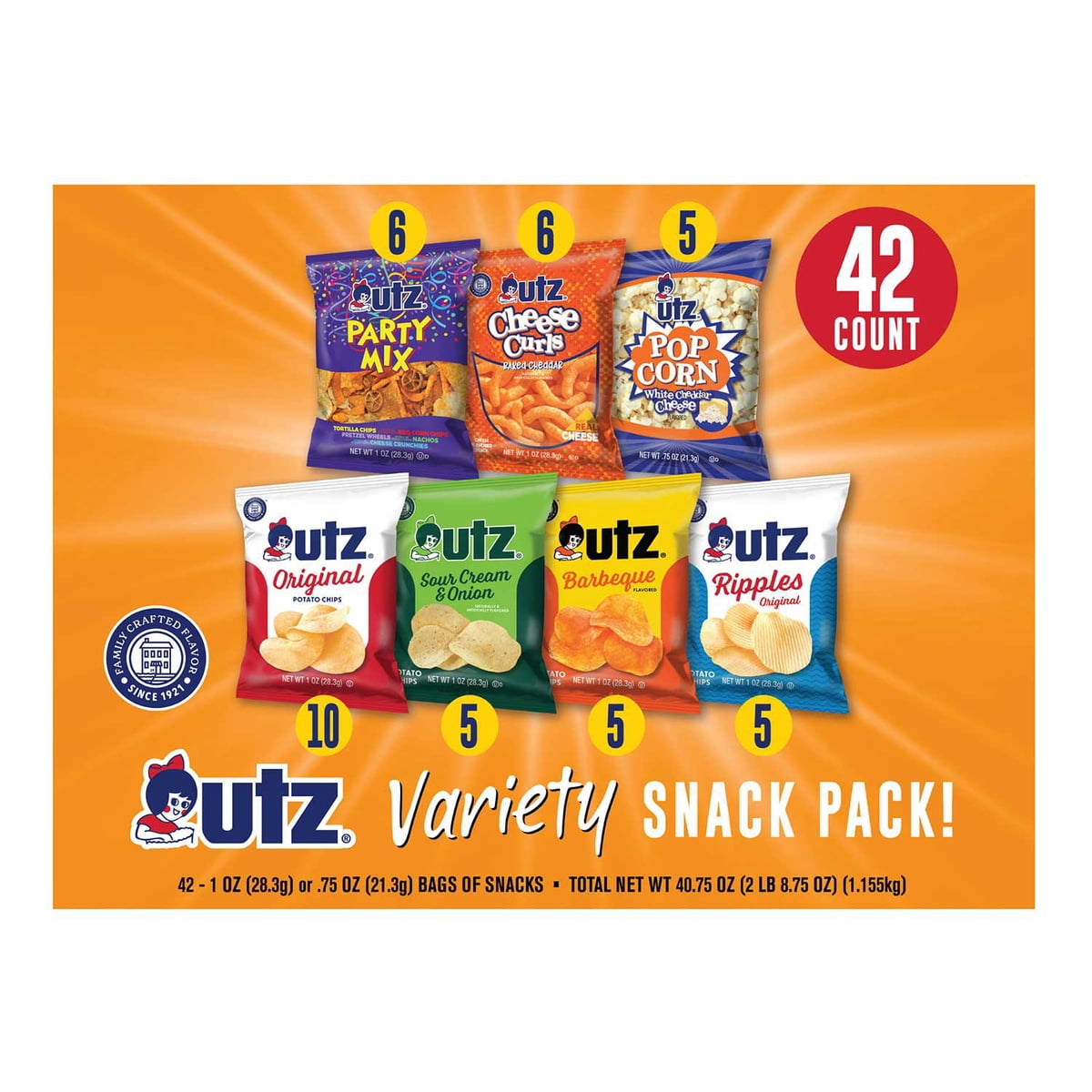 미국직구 Utz Jumbo Snack 28g / Utz Jumbo Snack Pack, 28g, 42 pk. 4