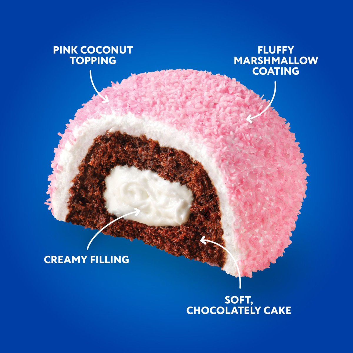 미국직구 호스티스 초콜릿 298g / Hostess Snoballs Coconut Covered Chocolate Cake Creamy Filling 6 Coun 3