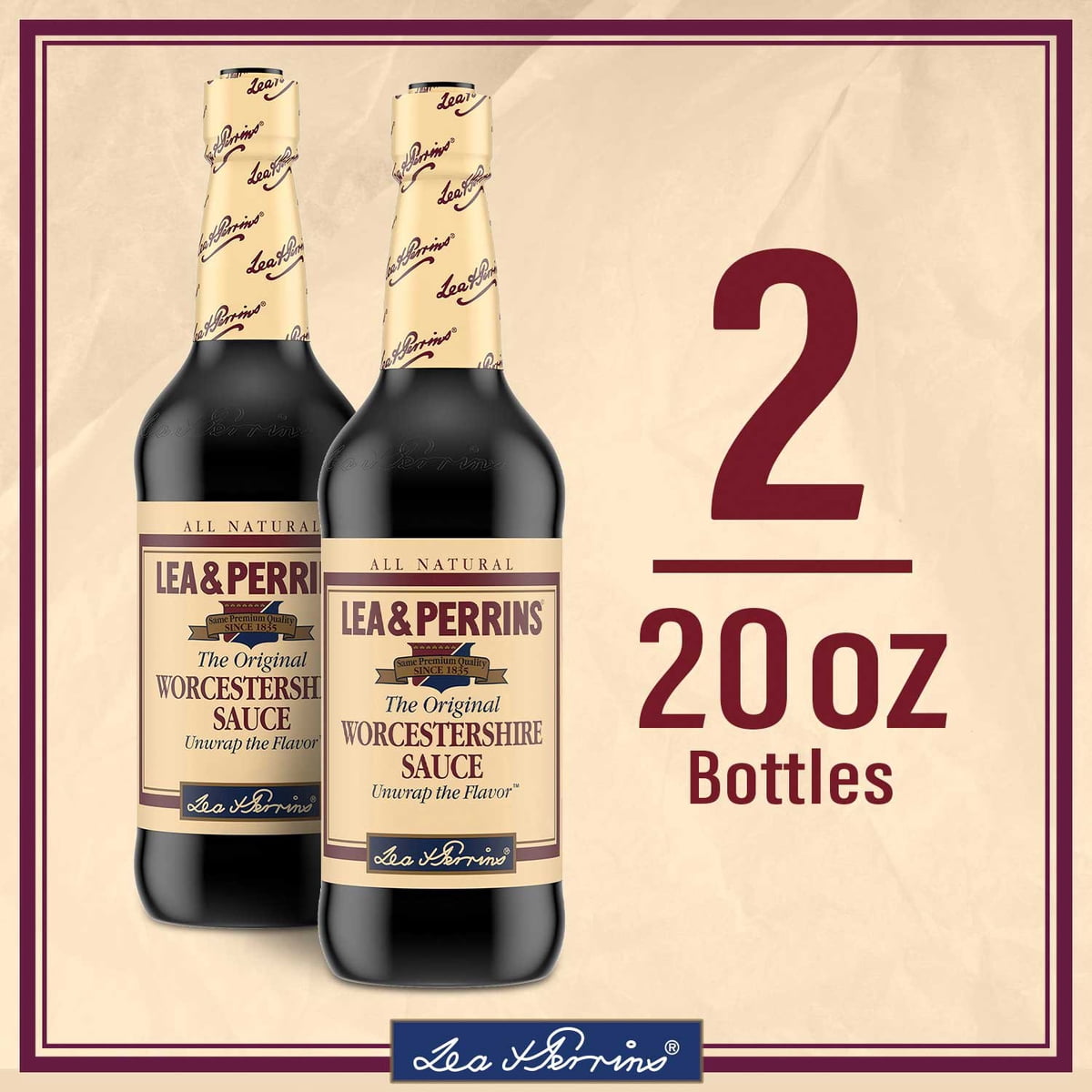 미국직구 Lea & Perrins 567g / Lea & Perrins The Original Worcestershire Sauce, 567g, 2 pk. 3