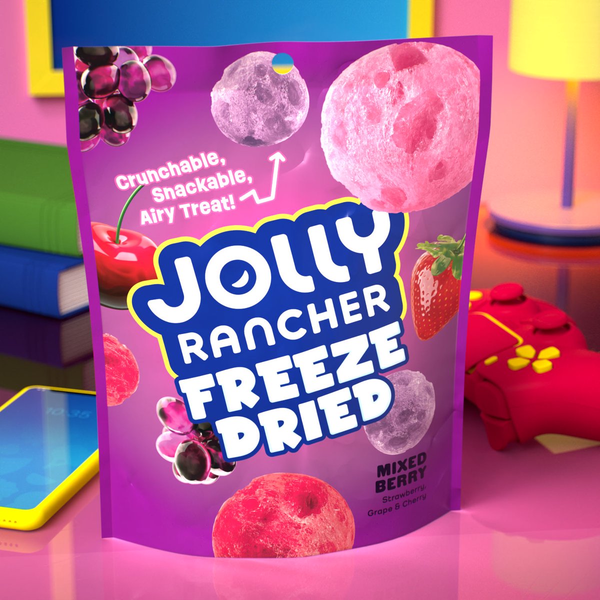 미국직구 JOLLY RANCHER Freeze 캔디 88g 2팩 / JOLLY RANCHER Freeze Dried Mixed Berry Flavored Cand 5