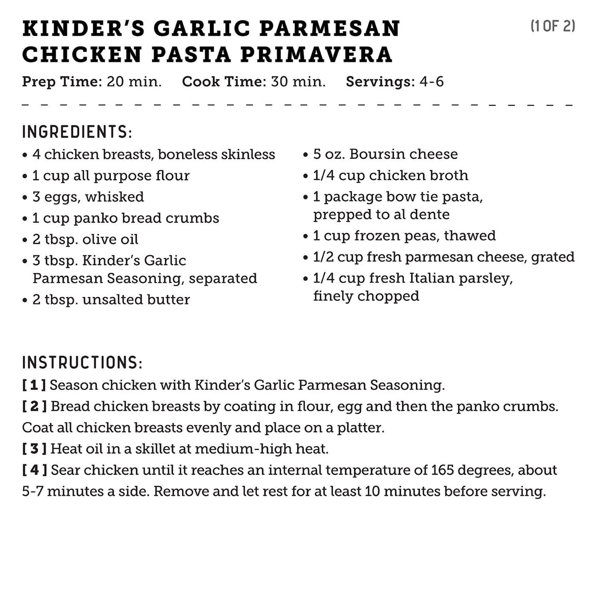 미국직구 Kinder's Garlic Parmesan 258g / Kinder's Garlic Parmesan Seasoning, 258g 6