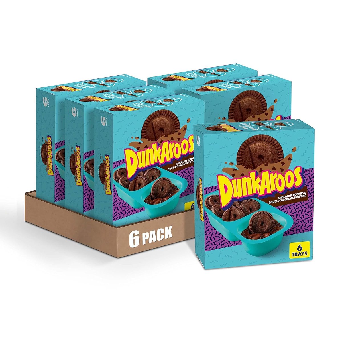 미국직구 3x Dunkaroos 초콜릿 6g 6팩 / 3x | Dunkaroos Chocolate Cookies And Double Chocolate Frosti 2