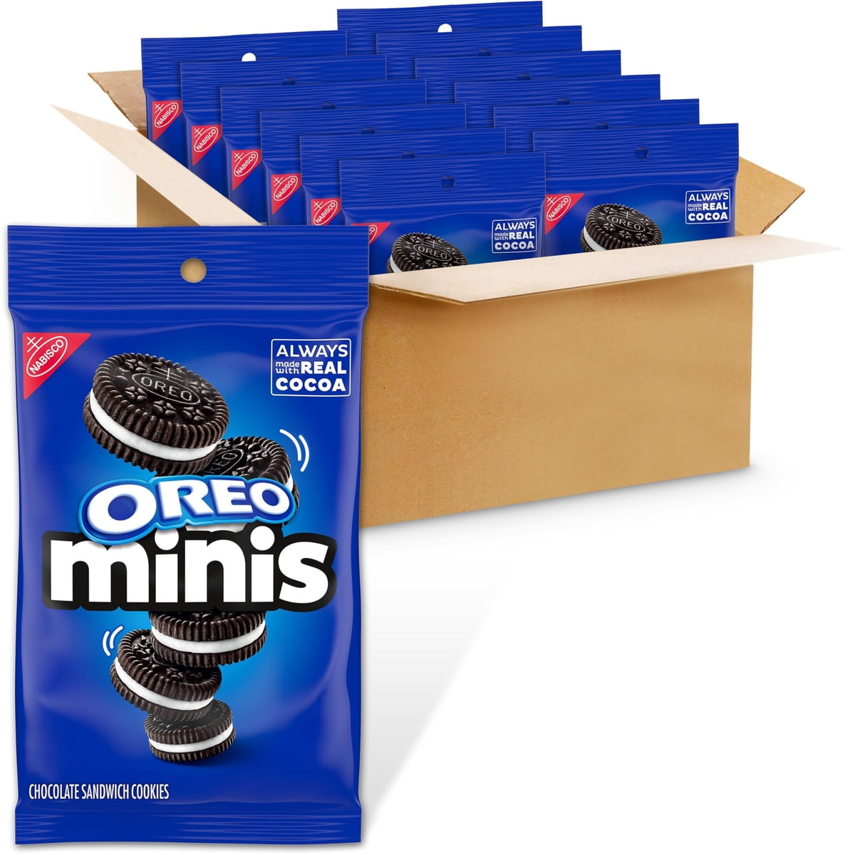 미국직구 3 Pack Oreo 초콜릿 85g 3팩 / 3 Pack | Oreo Minis Chocolate Sandwich Cookies, 12 - 85g Bag 2
