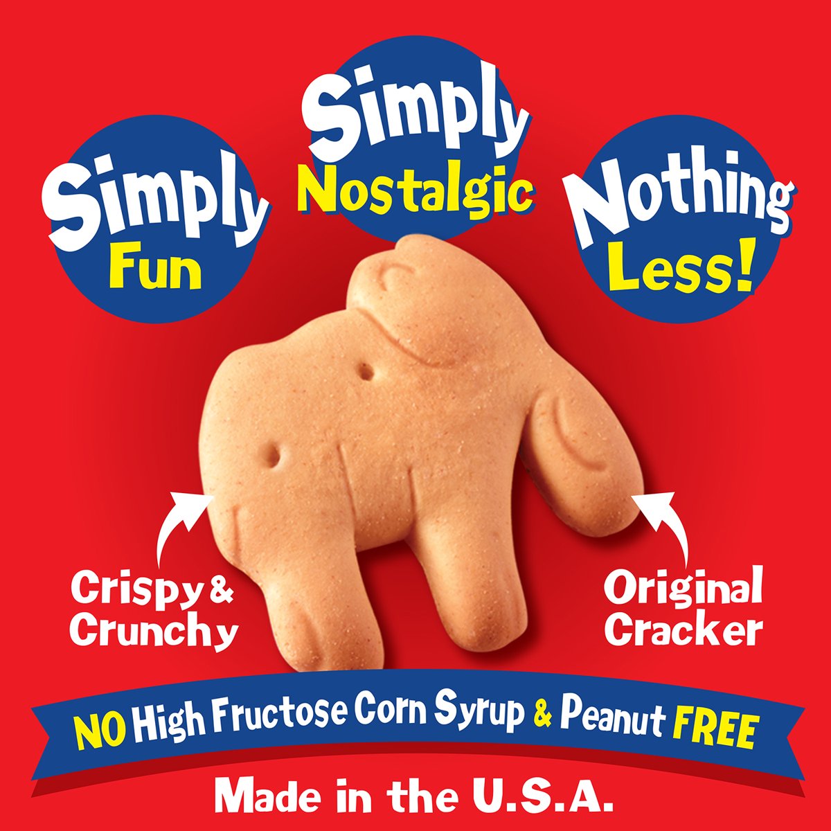 미국직구 Stauffer's Simply Animals 과자 28g 2팩 / Stauffer's Simply Animals Original Animal Crack 2