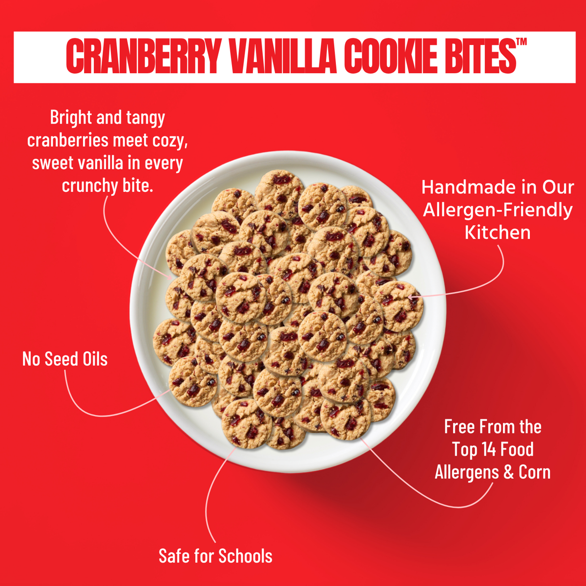 미국직구 Every Body Eat 과자 2팩 / Every Body Eat Crunchy Cookie Bites, Cranberry Vanilla - Glute 4