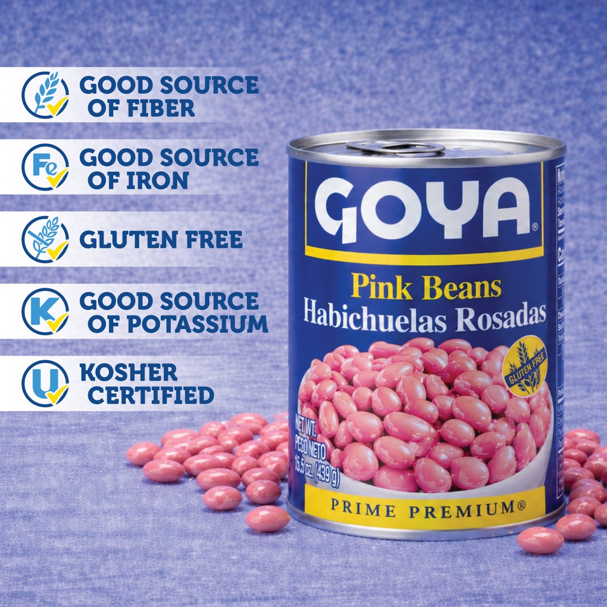 미국직구 GOYA Pink Beans 439g 2팩 / GOYA Pink Beans 439g Can, 2 Pack Bundle 5