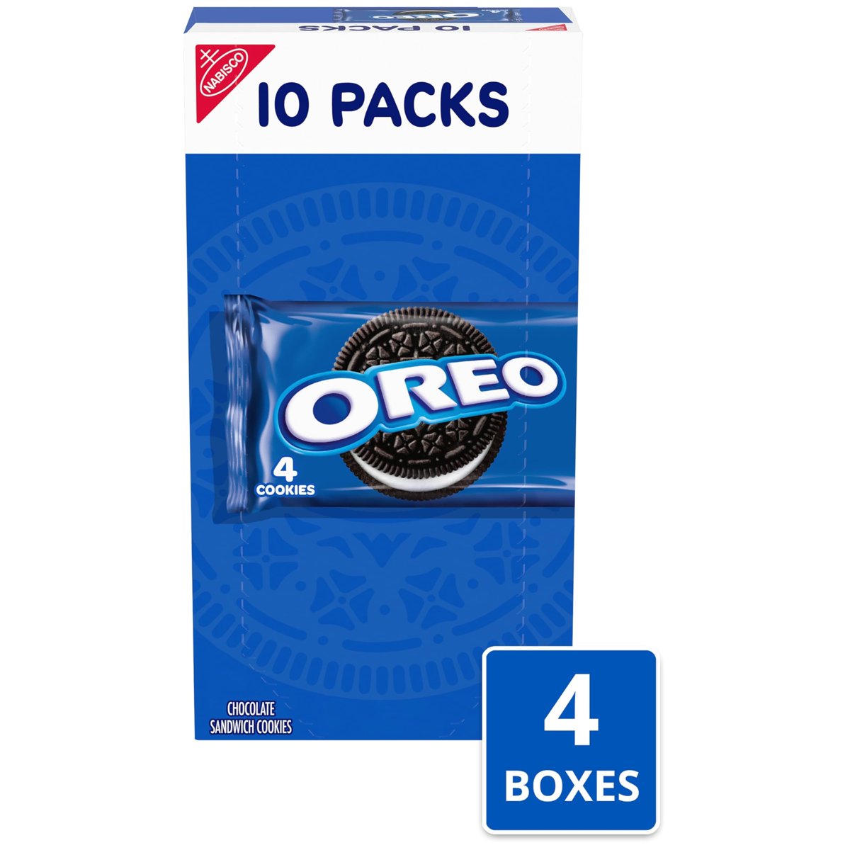 미국직구 3x Oreo 초콜릿 6g / 3x | Oreo Chocolate Sandwich Cookies, 40 Snack Packs (4 Cookies Per  3