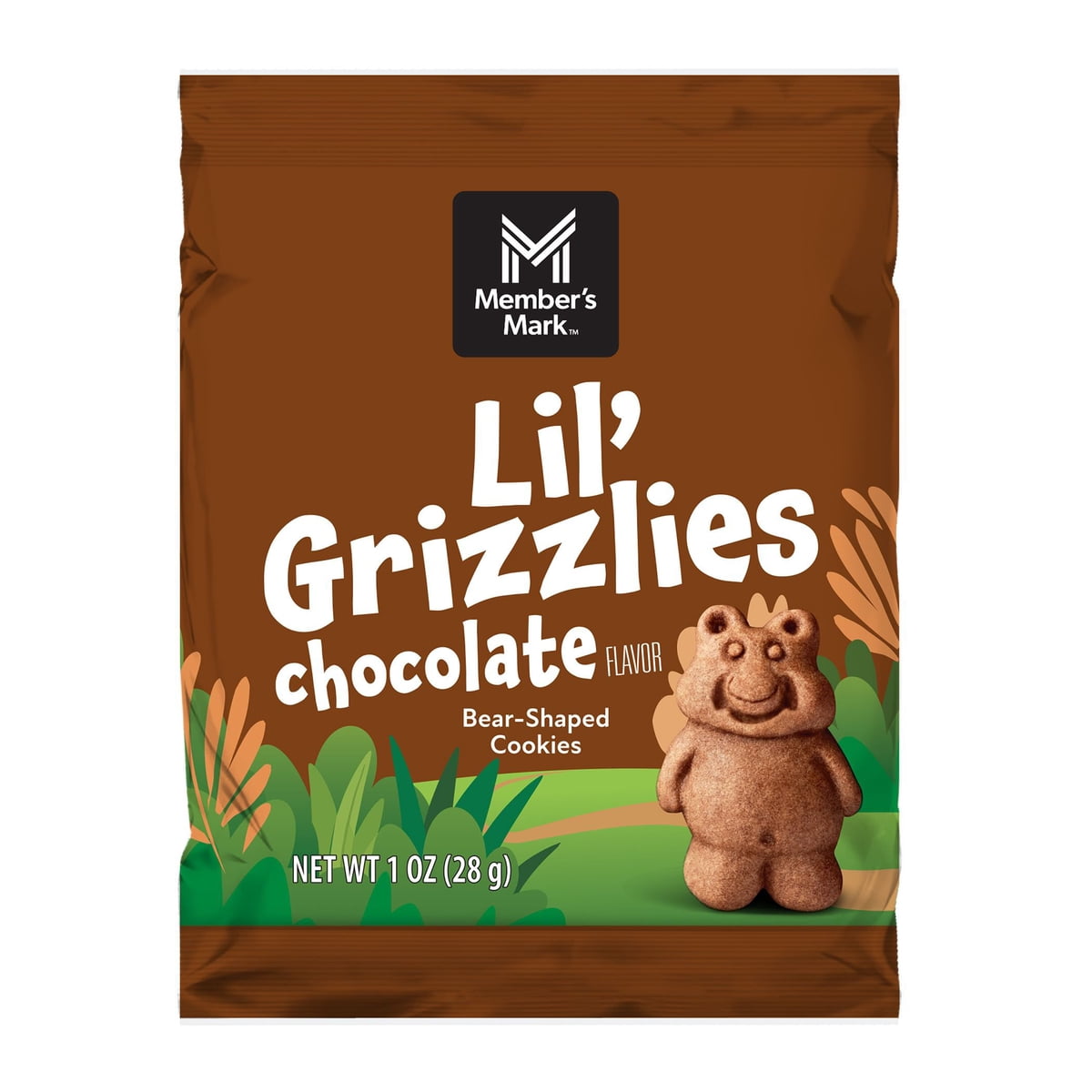 미국직구 멤버스마크 초콜릿 28g / Member's Mark Lil' Grizzlies Bear-Shaped Cookies Variety Pack, Chocol 5