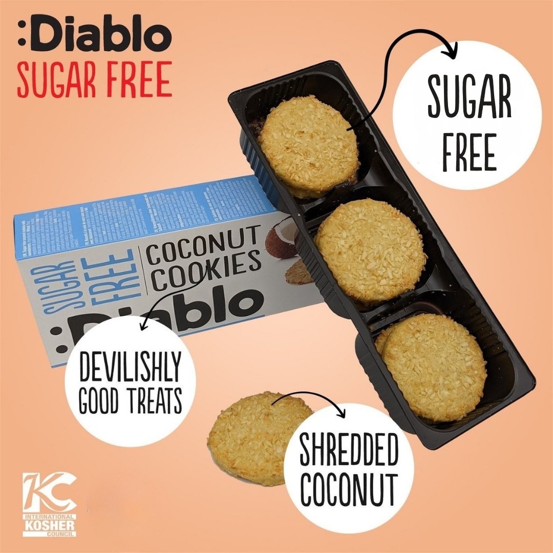 미국직구 Diablo Sugar Free 견과 150g / Diablo Sugar Free Coconut Cookies, 0g Sugar Snack Cookies 2